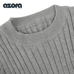 AZORA Knitted Ribbed Top