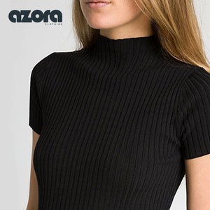 AZORA Knitted Ribbed Top