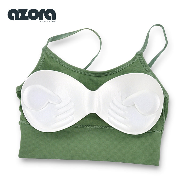 AZORA Sporty Crop Top Bra